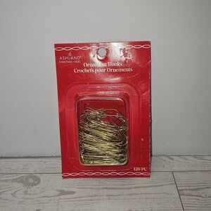 Ashland Gold Ornament Hooks with Red Packaging